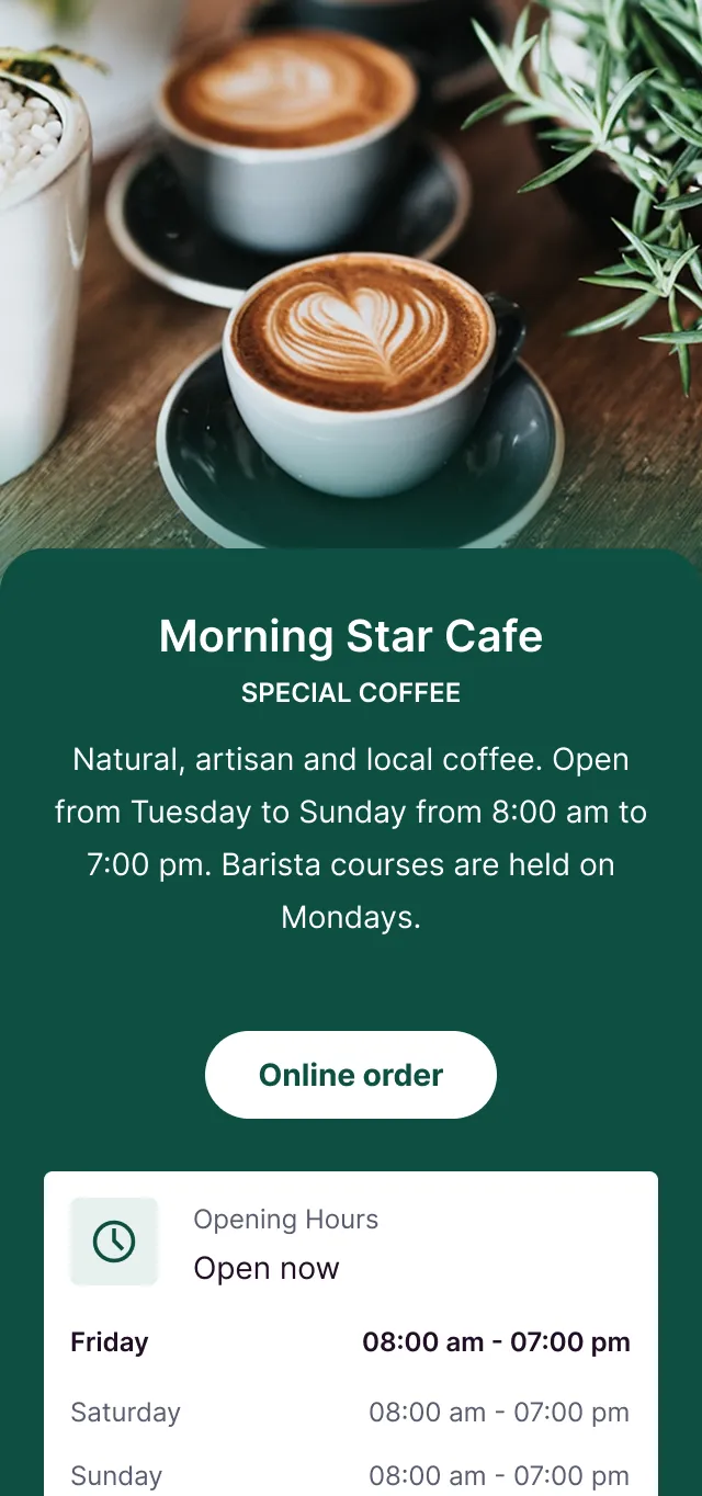 Business QR Code preview