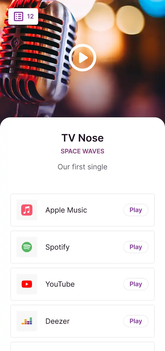 Playlist QR Code preview